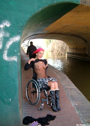 Ukflashers Leah Leah Caprice Her Bound To Wheelchair Icon